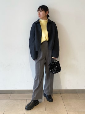 「ハロウィン」｜「アイテム（ブルゾン）」を使った、naoさん（レディース・158cm）の秋コーディネート
