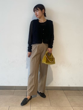 「アーバンリサーチ」｜「アイテム（その他トップス）」を使った、naoさん（レディース・158cm）の秋コーディネート