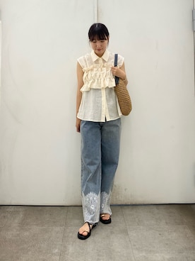naoさん(レディース・158cm)の夏コーディネート