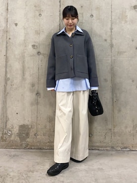 naoさん（レディース・158cm）の冬コーディネート