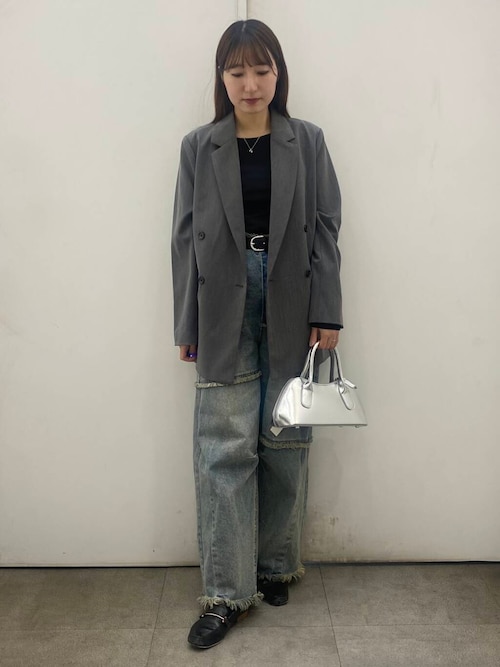 セール】アシンメトリーカットトップ（Tシャツ/カットソー