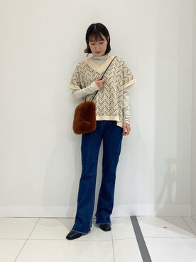 naoさん（レディース・158cm）の秋コーディネート