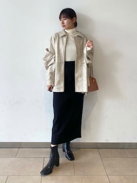 「運動会コーデ」｜「アイテム（カバーオール）」を使った、naoさん（レディース・158cm）の秋コーディネート