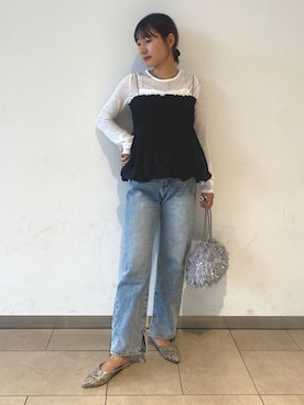 「アーバンリサーチ」｜「アイテム（その他トップス）」を使った、naoさん（レディース・158cm）の秋コーディネート