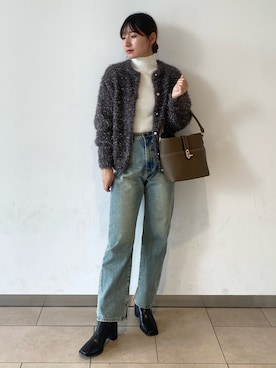 「RODE SKO」｜「アイテム（パンツ）」を使った、naoさん（レディース・158cm）の秋コーディネート