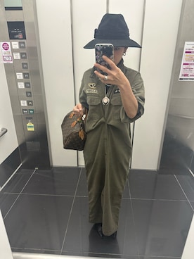 「LOUIS VUITTON（ルイヴィトン）のアイテム（バッグ）」を使った、cocococonaさん（レディース・156cm）の春コーディネート