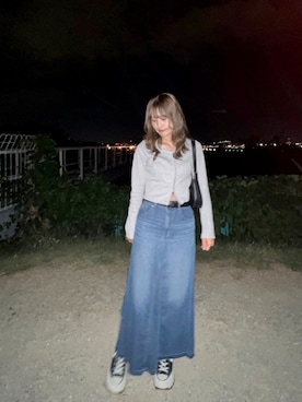 「CONVERSE（コンバース）のALL STAR (R) TREKWAVE HI　31310070（スニーカー）」を使った、shuさん（レディース・161cm）の秋コーディネート