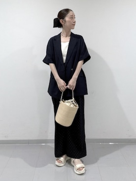 funaさん（レディース・155cm）の夏コーディネート