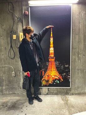 Teioさん（メンズ・179cm）の冬コーディネート