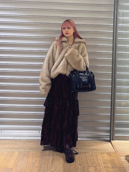 セール】【この冬スタイリングの主役にピッタリ！】MIXカラーファー