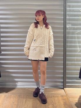 「アイテム（その他シューズ）」を使った、archangramさん（レディース・153cm・20代）の秋コーディネート