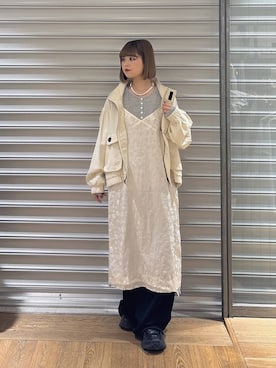 「JEANASIS（ジーナシス）のアイテム」を使った、archangramさん（レディース・153cm）の春コーディネート