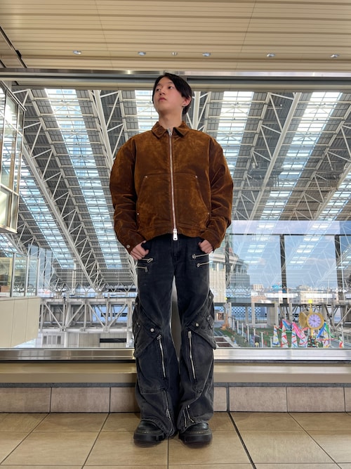 DankeSchon/ダンケシェーン/11onZ ZIP POCKET FLARE CARGO PANTS