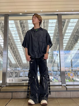 「DANKE SCHON（ダンケシェーン）のアイテム」を使った、ゆーまさん（メンズ・164cm）の夏コーディネート