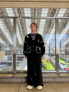 「アイテム（スウェットパンツ）」を使った、ゆーまさん（メンズ・164cm）の夏コーディネート