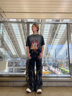 「DANKE SCHON（ダンケシェーン）のアイテム」を使った、ゆーまさん（メンズ・164cm）の夏コーディネート
