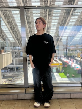 「A4A（エーフォーエー）のアイテム」を使った、ゆーまさん（メンズ・164cm）の夏コーディネート