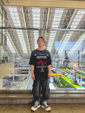 「DANKE SCHON（ダンケシェーン）のアイテム」を使った、ゆーまさん（メンズ・164cm）の夏コーディネート
