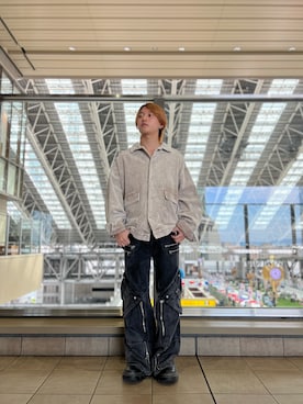 「アイテム（カバーオール）」を使った、ゆーまさん（メンズ・164cm）の秋コーディネート