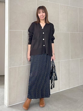 「アイテム（ハンドバッグ）」を使った、atsukoさん（レディース・162cm・40代）の秋コーディネート