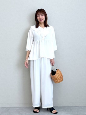 atsukoさん（レディース・162cm）の夏コーディネート