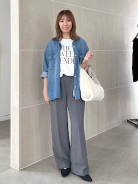 「アイテム（トップス）」を使った、atsukoさん（レディース・162cm・40代）の夏コーディネート