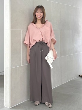 「アイテム（ハンドバッグ）」を使った、atsukoさん（レディース・162cm・40代）の夏コーディネート