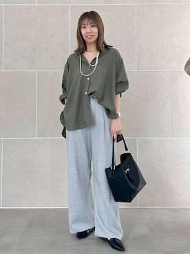 「アイテム（パンプス）」を使った、atsukoさん（レディース・162cm・40代）の秋コーディネート