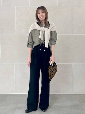 「アイテム（パンプス）」を使った、atsukoさん（レディース・162cm・40代）の秋コーディネート