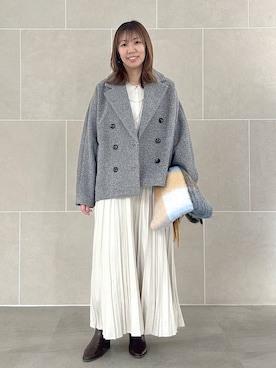 「Elura（エルーラ）のアイテム」を使った、atsukoさん（レディース・162cm）の冬コーディネート