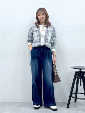 「アイテム（シューズ）」を使った、atsukoさん（レディース・162cm・40代）の秋コーディネート