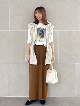 「アイテム（その他アウター）」を使った、atsukoさん（レディース・162cm）の秋コーディネート