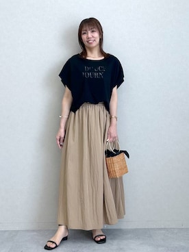 atsukoさん(レディース・162cm)の夏コーディネート