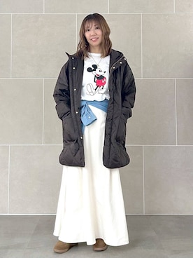 「アイテム（ブルゾン）」を使った、atsukoさん（レディース・162cm・40代）の秋コーディネート