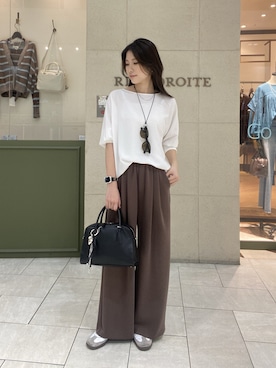 「RIVE DROITE（リヴドロワ）のアイテム（アクセサリー）」を使った、kotoko0712さん（レディース・162cm）の春コーディネート