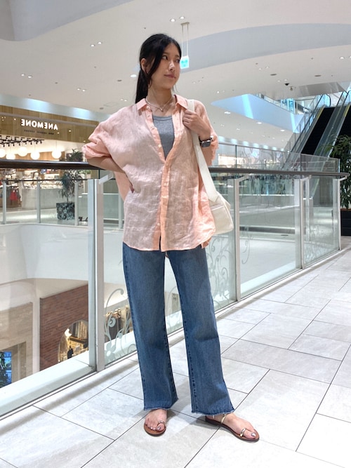 RIVE DROITE　MoNN　slit denim　スカイブルー　36サイズ RIVE DROITE MoNN slit denim スカイブルー 36サイズ
