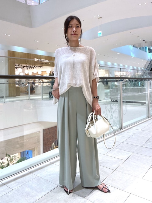 RIVE DROITE ☆ ペーパーポンチョニット RIVE DROITE ☆ ペーパーポンチョニット セール】【さらっと着