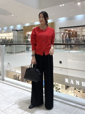 「RIVE DROITE（リヴドロワ）の【安定感◎】ラウンドトゥショートブーツ（ブーツ）」を使った、kotoko0712さん（レディース・162cm）の秋コーディネート