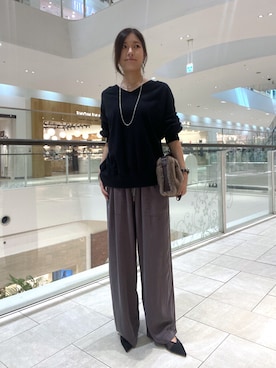 「RIVE DROITE（リヴドロワ）のアイテム（スウェット）」を使った、kotoko0712さん（骨格ストレート・レディース・162cm）の夏コーディネート