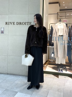 「RIVE DROITE（リヴドロワ）のアイテム」を使った、kotoko0712さん（レディース・162cm）の冬コーディネート