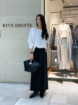 「RIVE DROITE（リヴドロワ）のアイテム」を使った、kotoko0712さん（レディース・162cm）の冬コーディネート