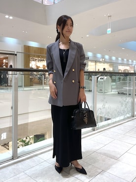 「着痩せコーデ」｜「アイテム（ワンピース/ドレス）」を使った、kotoko0712さん（レディース・162cm）の秋コーディネート