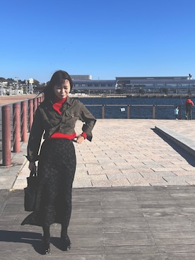 あやみんさん（レディース・162cm）の冬コーディネート