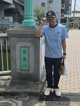 「LACOSTE（ラコステ）のアイテム」を使った、aallii＊さん（メンズ・162cm）の夏コーディネート