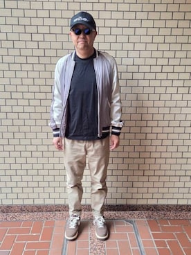 「BEAMS（ビームス）のアイテム」を使った、aakkiiさん（メンズ・172cm）の春コーディネート