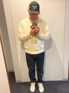 「トレーナー」｜AKIさん（メンズ・172cm）の秋コーディネート