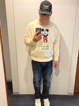 「トレーナー」｜AKIさん（メンズ・172cm）の秋コーディネート