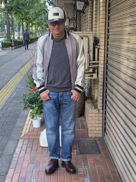 「BEAMS（ビームス）のアイテム」を使った、aallii＊さん（メンズ・162cm）の秋コーディネート