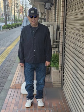 「CA4LA（カシラ）のアイテム」を使った、aakkiiさん（メンズ・172cm）の春コーディネート