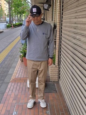 「アイテム（その他）」を使った、aakkiiさん（メンズ・162cm）の春コーディネート